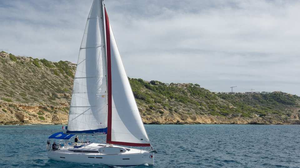 Sunsail monohull in the BVI