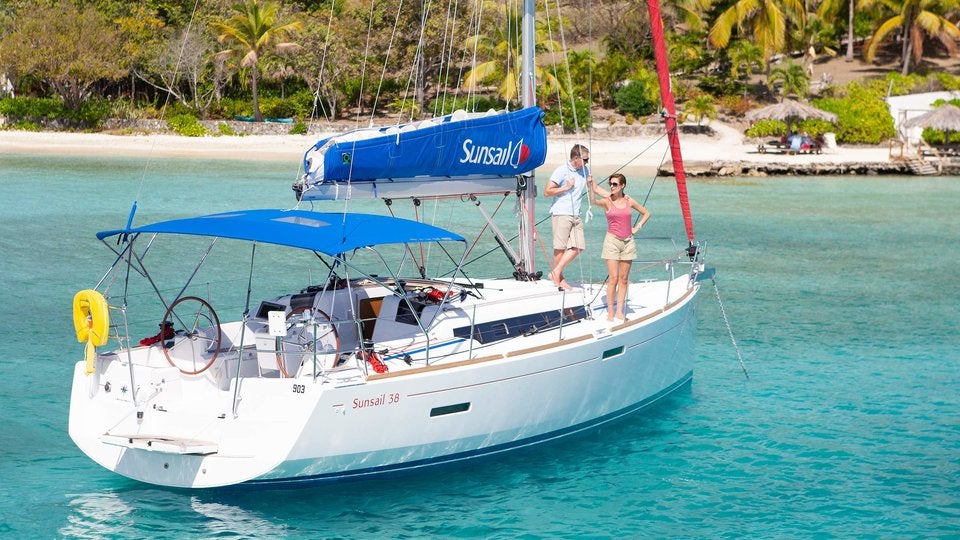 Sunsail 38 monohull in the BVI