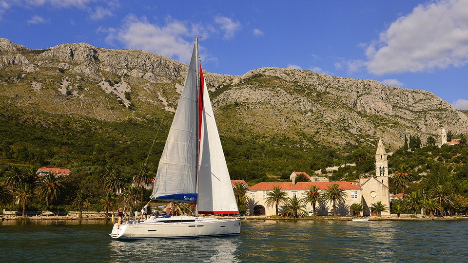 Sunsail sailboat in Croatia