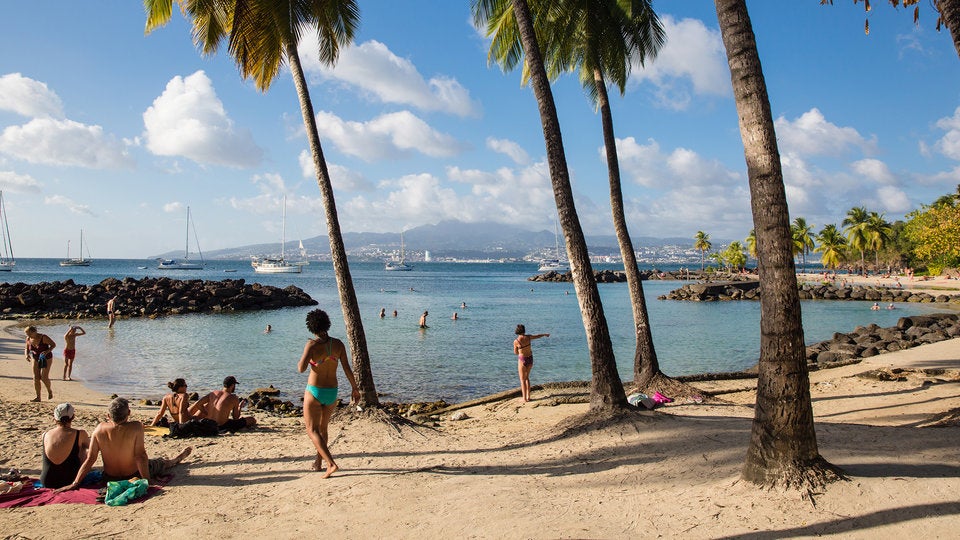 Tropical island beach Tropical island beach