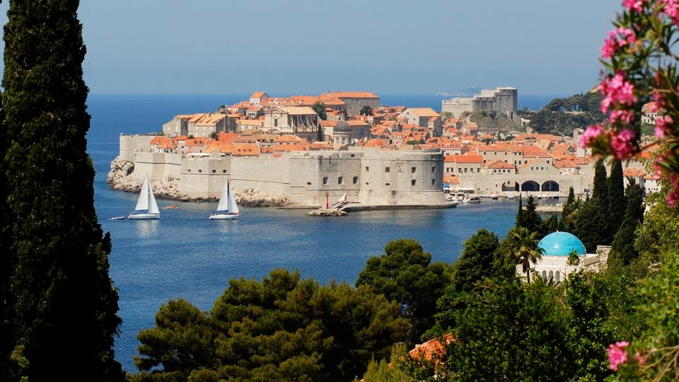 Sunsail sailboats in Dubrovnik