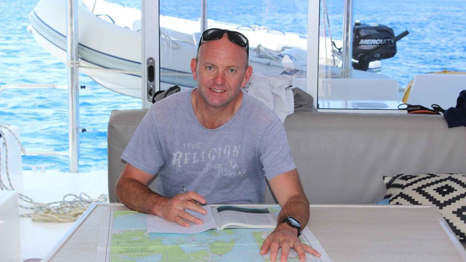 Ian Walker Planning Lefkas Sailing Route
