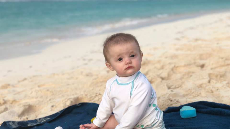 Baby at the beach