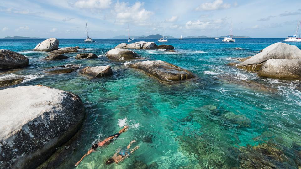 Snorkeling in the BVI