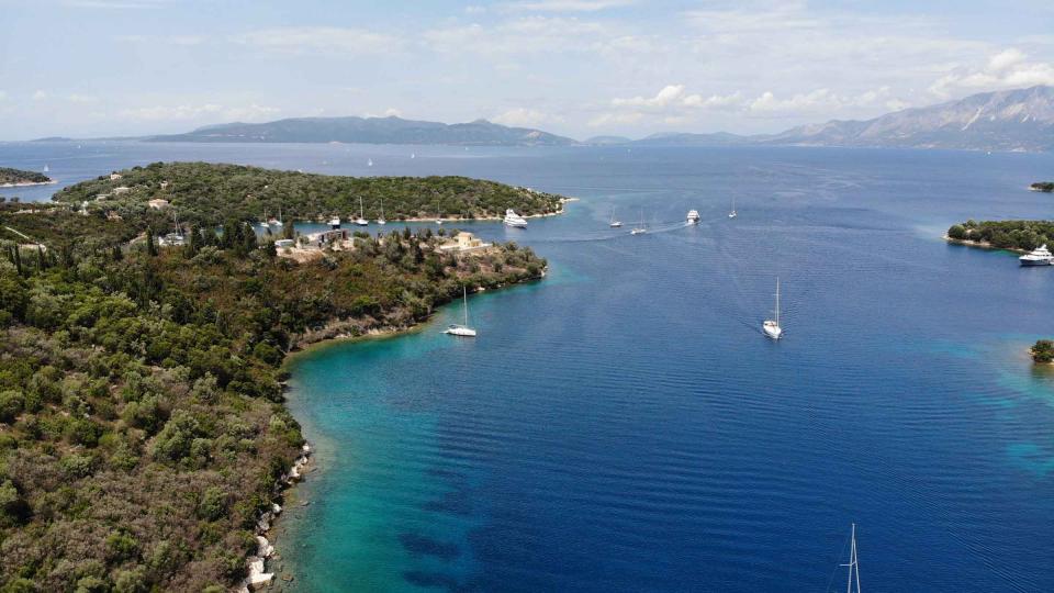 Lefkas from above