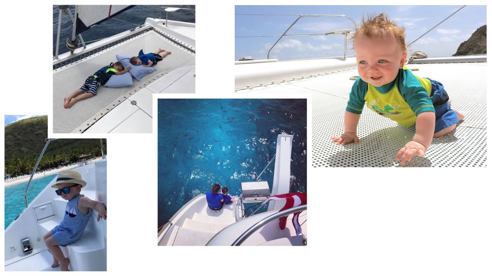 Zeilen met kinderen