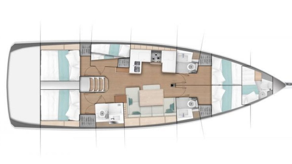 Sun Odyssey 490 Layout Sun Odyssey 490 Layout