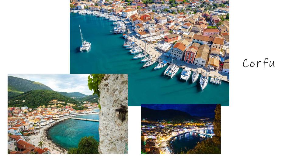 Corfu collage