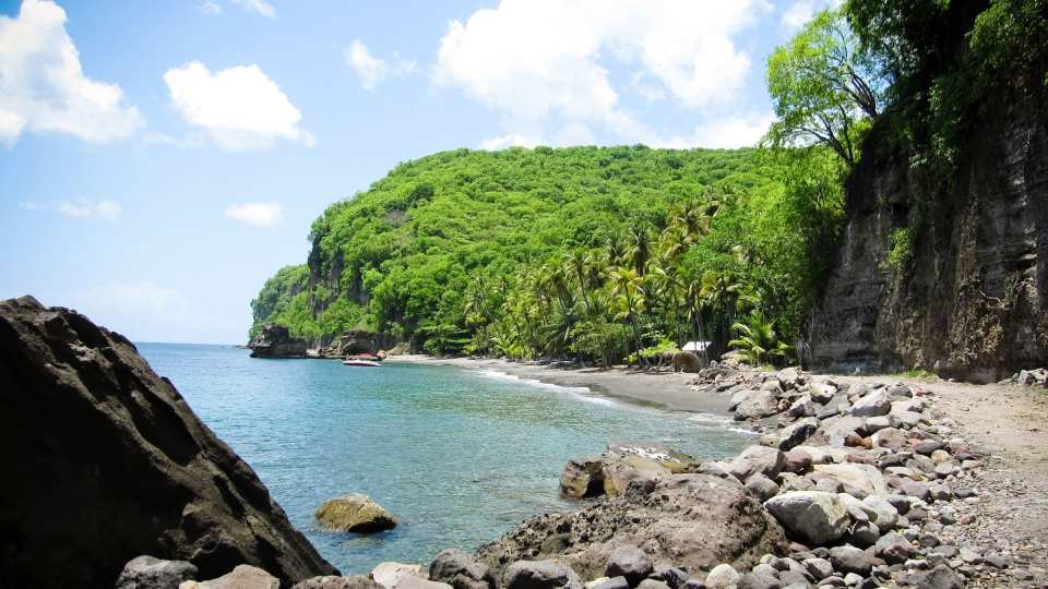 St Lucia Anse Mamin Beach by Kate Jones Photography