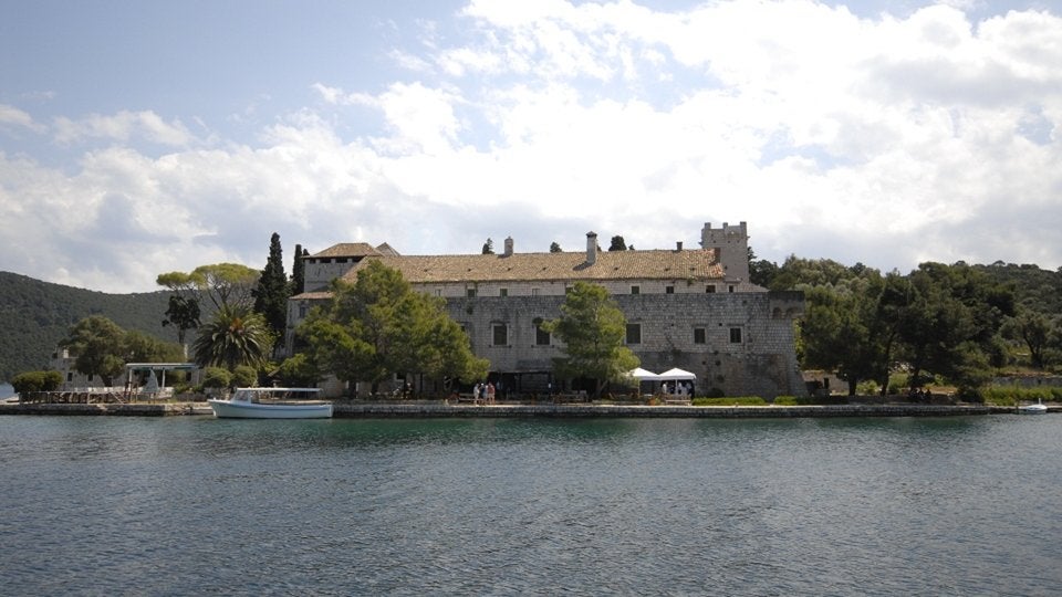 Polače, Mljet Island Coastline view of Polače, Mljet Island