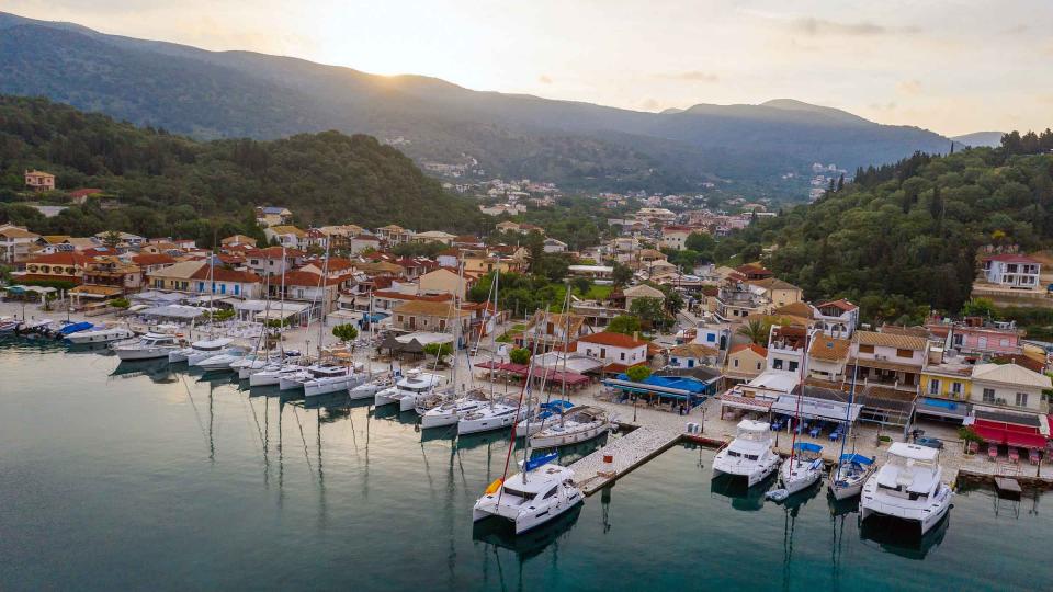 View Corfu Harbour