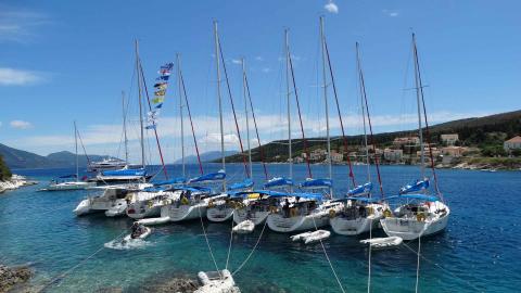 Sunsail Fleet in Fiskardo Sunsail Fleet in Fiskardo