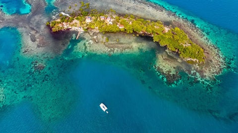 Belize drone shot Belize drone shot