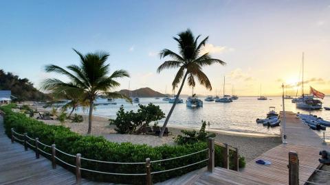Cooper Island Beach Club BVI sunset Cooper Island Beach Club BVI sunset