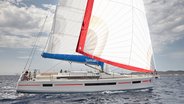 Side profile view of Sun Odyssey 490
