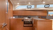 42.3 monohull saloon kitchen area