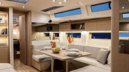 Sunsail 51 saloon side view