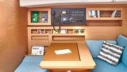 Interior galley view Sun Odyssey 490