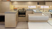 Kitchen of Sunsail yacht