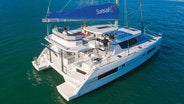 Sunsail 454L catamaran aft