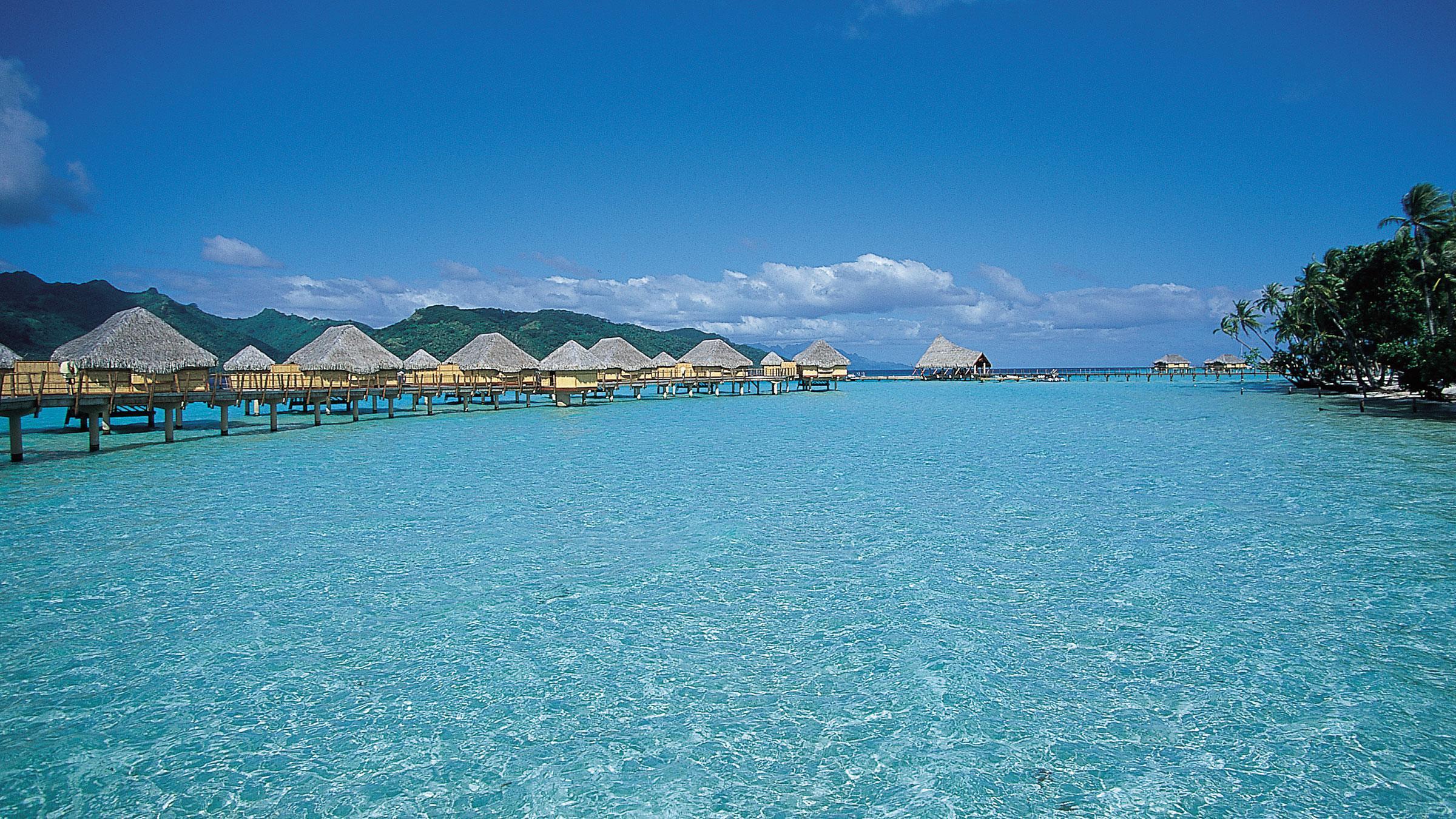 Hovering Huts in Bora Bora Hovering Huts in Bora Bora